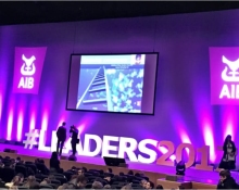 5th Year Business students at Leaders on our Level in Convention Centre Dublin Feb 17th