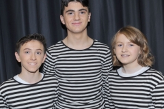 F.Quinn, M.Valentine and T.Walsh, Cast members of the Musical 'All Shook Up' at Dundalk Grammar School.