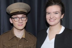 T.Coleman and O.West, Cast members of the Musical 'All Shook Up' at Dundalk Grammar School.