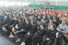 The large audience who attended the Musical 'All Shook Up' at Dundalk Grammar School.