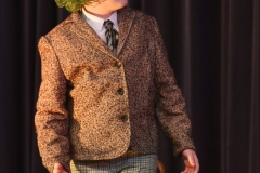 Bad Hair Day.....'Mr. Wormwood', Patrick McElroy at the end of a practical joke by 'Matilda' in the Dundalk Grammar Junior School's production of 'Matilda'. Photo: Ken Finegan/www.newspics.ie