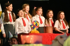 In full voice at the Dundalk Grammar Junior School's production of 'Matilda'. Photo: Ken Finegan/www.newspics.ie