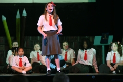 The amazing Valentina Grossi as 'Matilda' in the Dundalk Grammar Junior School's production of 'Matilda'. Photo: Ken Finegan/www.newspics.ie