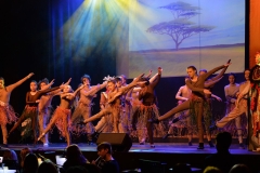 Dancers perform in the Dundalk Grammar School's production of 'The Lion King'. Photo: Ken Finegan/www.newspics.ie