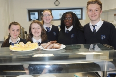 The Deja Brew Catering Company helping out during the open day in Dundalk Grammar School.