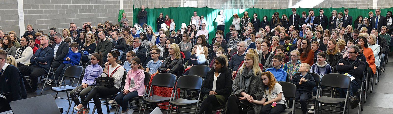 Part of the large attendance at the Dundalk Grammar School Open Day. Picture Ken Finegan/Newspics