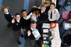 Happy students at the Dundalk Grammar School Open Day. Picture Ken Finegan/Newspics