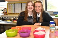 Gemma Bellew and Sophie Malone at the Dundalk Grammar School Open Day. Photo: Ken Finegan/www.newspics.ie