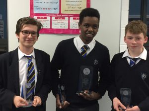 Applied Maths Competition Winners