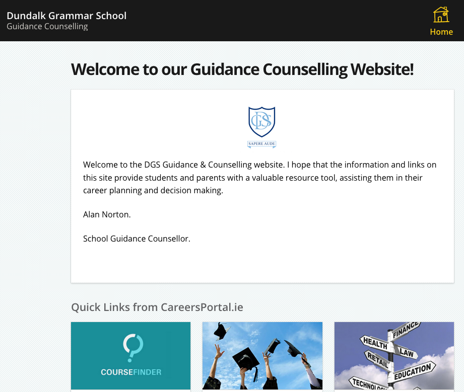DGS Guidance & Counselling website