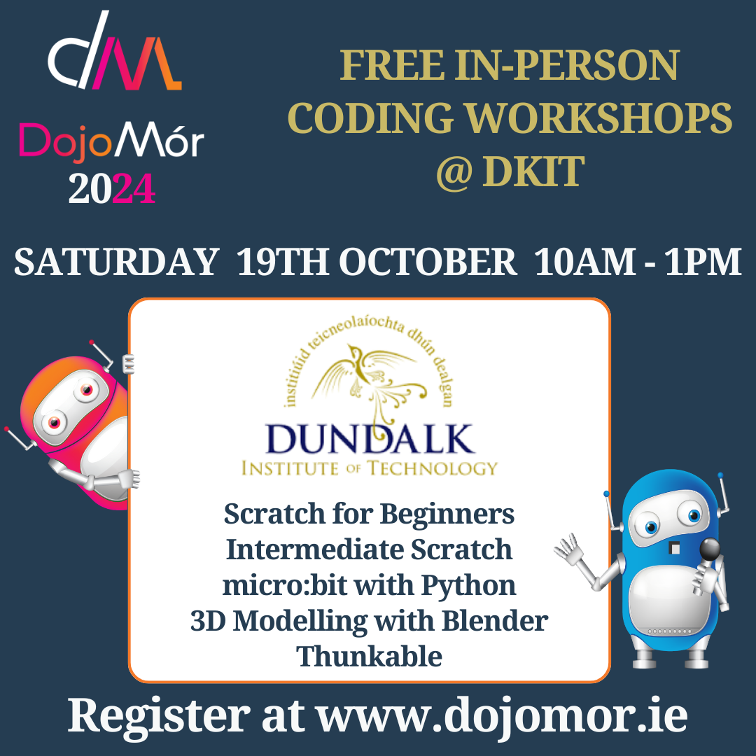 FREE CODING WORKSHOPS IN DKIT